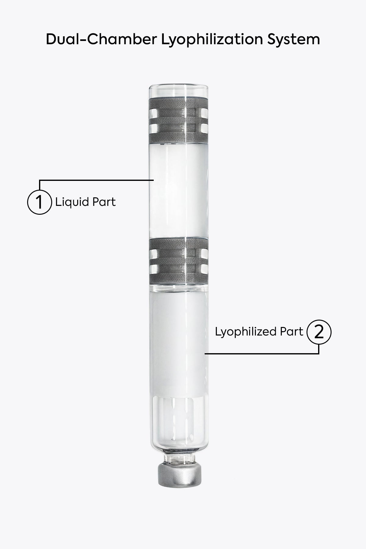 Stilou injector cu dublu compartiment (Dual-Chamber)
