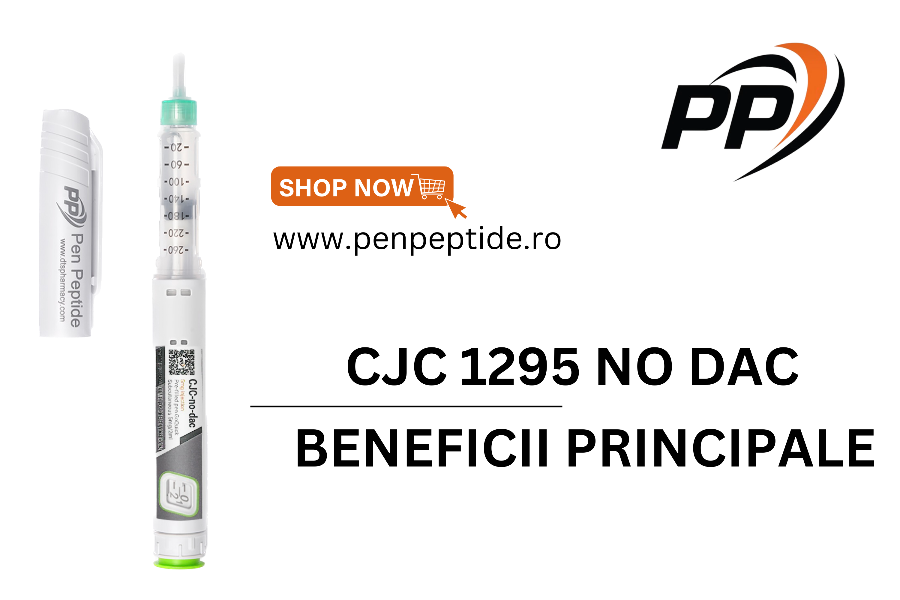 CJC 1295 No Dac - Beneficii principale – Pen Peptide Romania