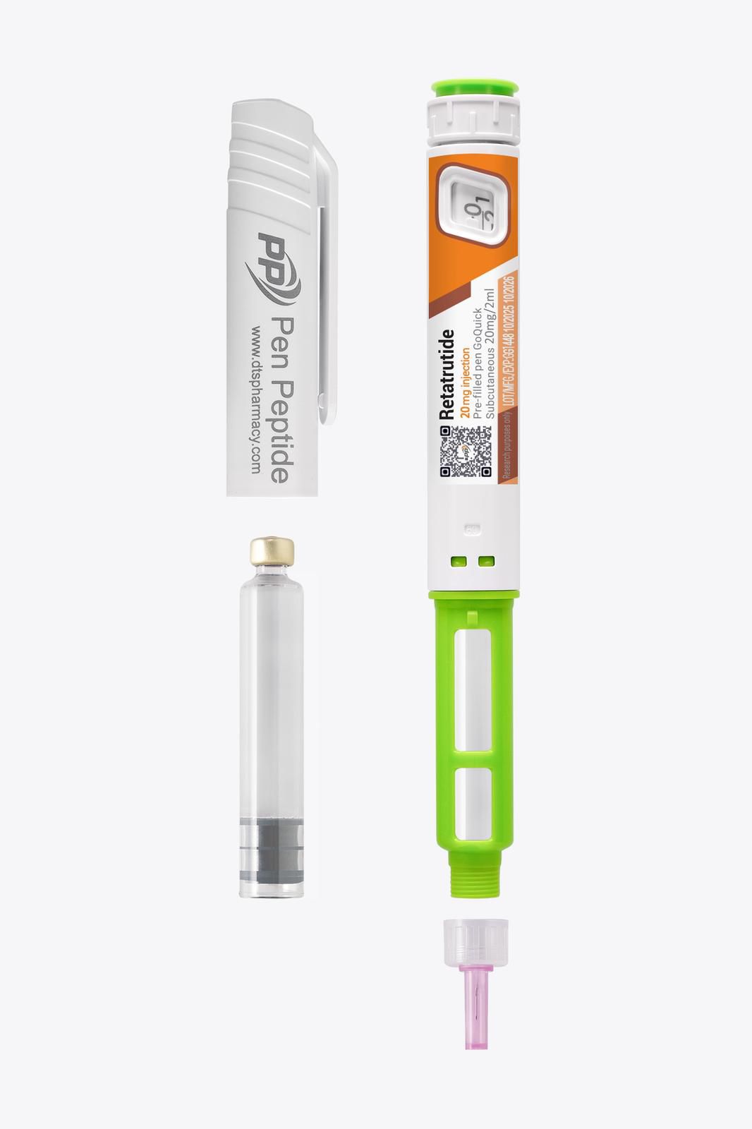 Retatrutide 20 mg în stilou